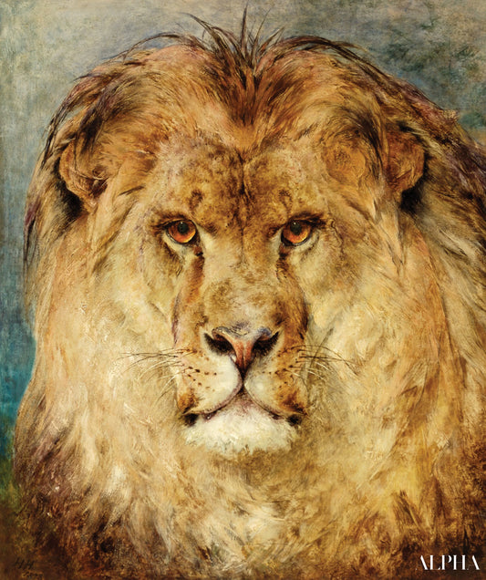 Une tête de lion - Heywood Hardy - Reproductions de tableaux et peintures haut de gamme