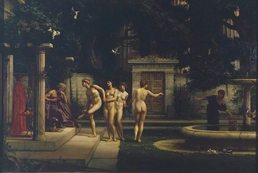 Een bezoek aan Esculape - Edward Poynter

Source:
Une visite à Esculape - Edward Poynter