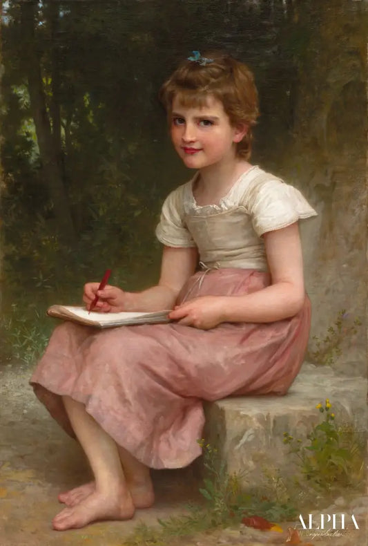 Une vocation - William Bouguereau Reproductions de tableaux à la peinture à l’huile