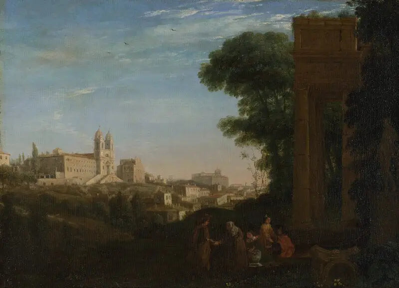 Uitzicht in Rome - Claude Lorrain
