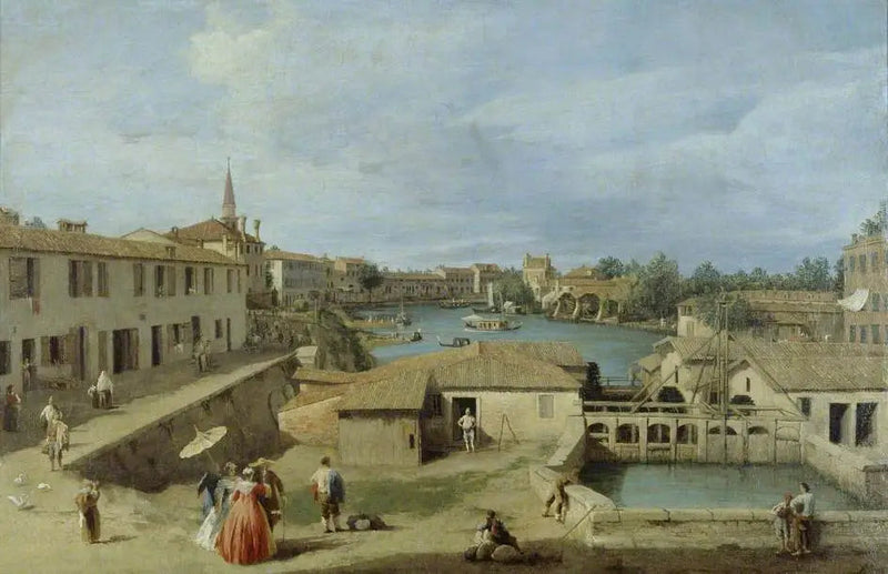 Een uitzicht op Dolo over het kanaal van de Brenta - Canaletto

Source:
Une vue de Dolo sur le canal de la Brenta - Canaletto
