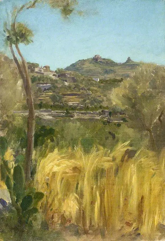 Een uitzicht in Italië met een maïsveld - Frederic Leighton

Source:
Une vue en Italie avec un champ de maïs - Frederic Leighton