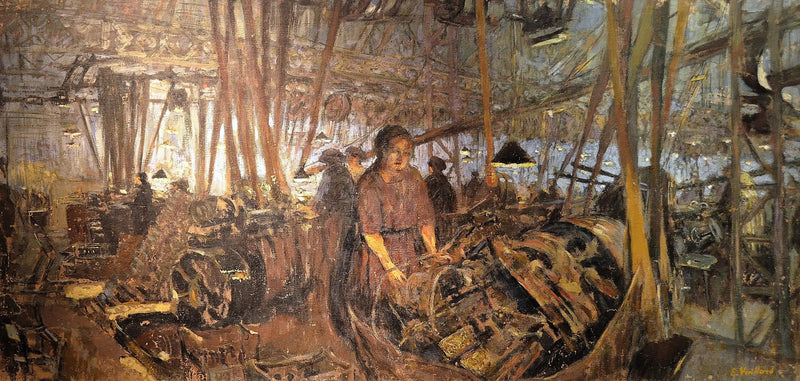 Fabriek voor wapensproductie in Lyon: de torens - Édouard Vuillard