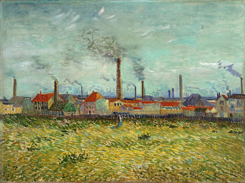Fabrieken in Asnières - Vincent van Gogh
