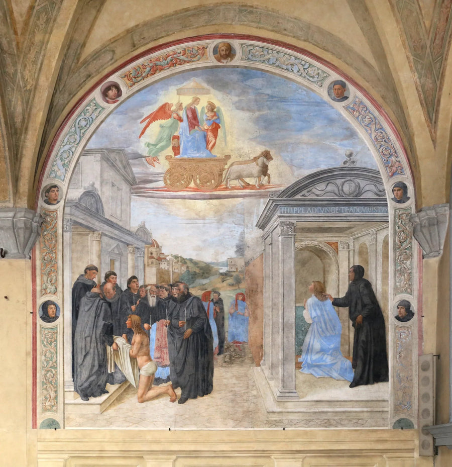Werk van Sint Philippus Benizi - Cosimo Rosselli
