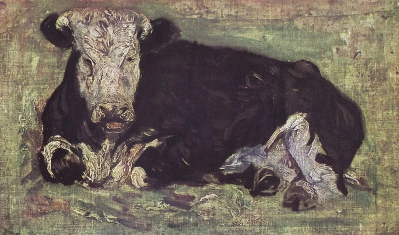 Liggende koe - Vincent van Gogh