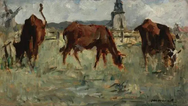 Koeien in de wei - Édouard Manet