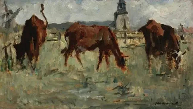 Koeien in de wei - Édouard Manet