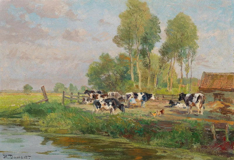  Koeien op de weide - Hugo Darnaut