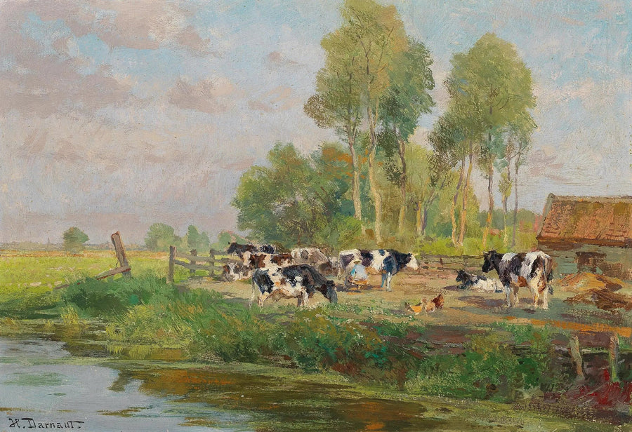  Koeien op de weide - Hugo Darnaut