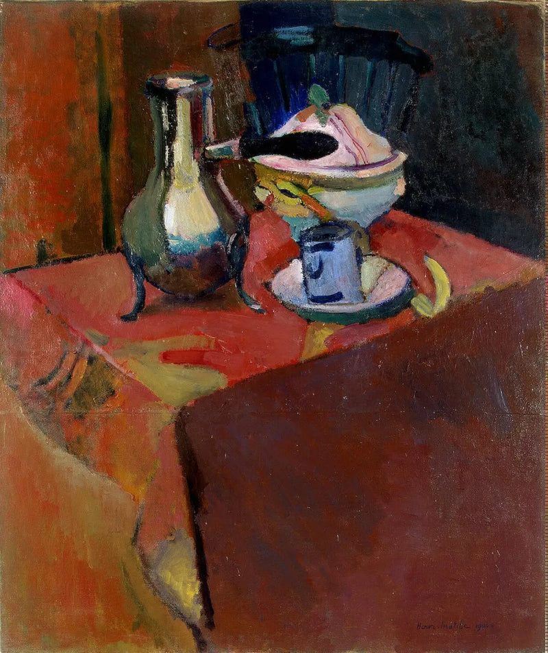 Servies op een tafel - Henri Matisse