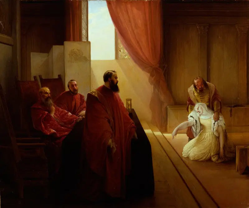 Valenza Gradenigo vóór de Inquisitie - Francesco Hayez

Source:
Valenza Gradenigo avant l'Inquisition - Francesco Hayez