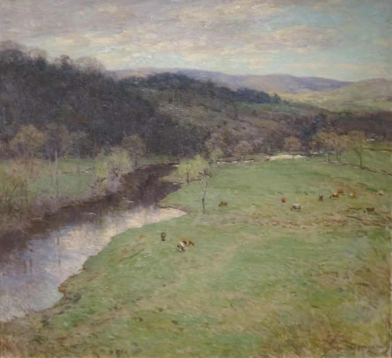 Vallei in de lente - Willard Metcalf