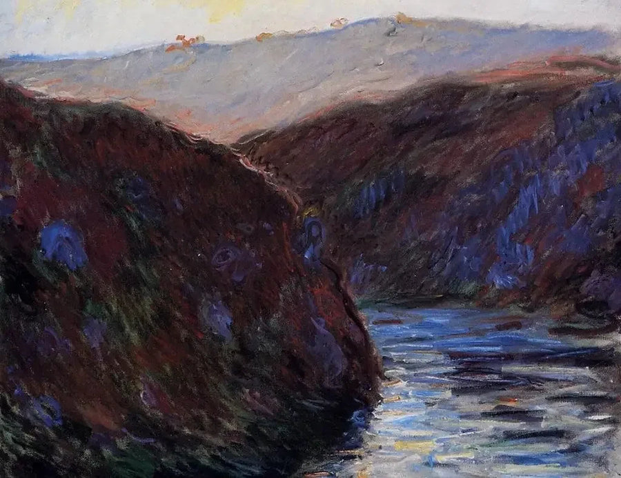Vallei van de Creuse, avondlicht - Claude Monet