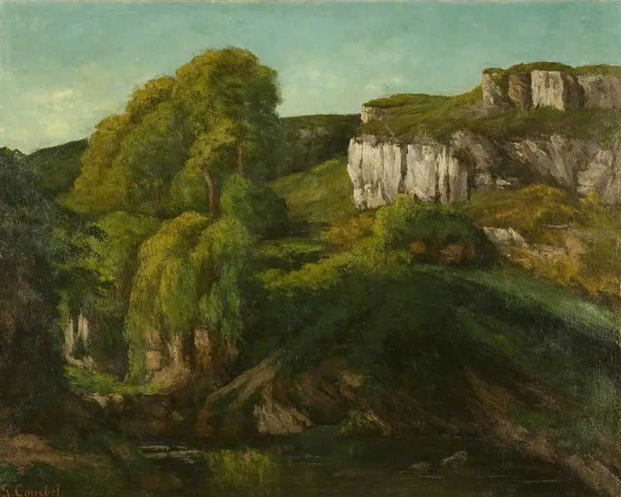 Vallée de la Loue, nabij Ornans - Gustave Courbet