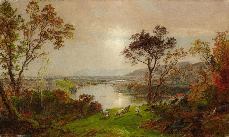 Vallei van Wyoming - Jasper Francis Cropsey