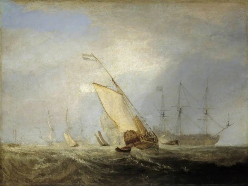 Van Tromp Keert Terug na de Slag bij de Dogger Bank - J. M. W. Turner
