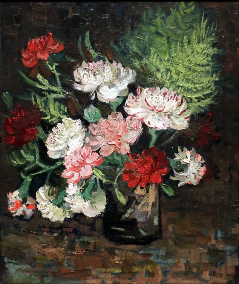 Vaas met anjers - Vincent van Gogh