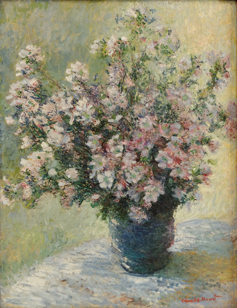 Vaas met bloemen - Claude Monet