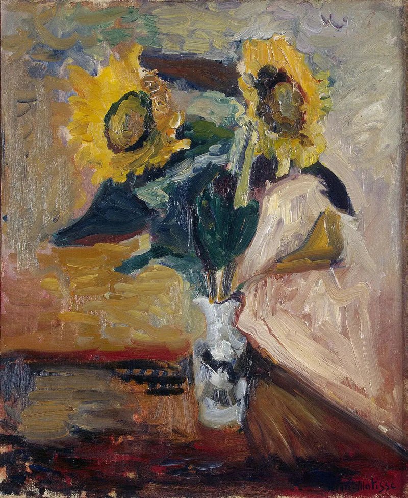 Zonnebloemvaas - Henri Matisse
