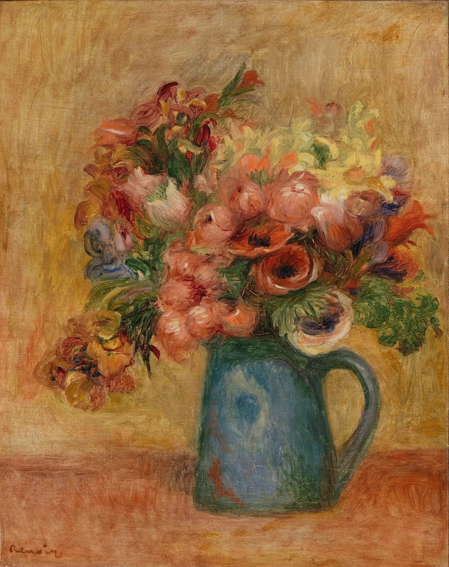 Vaas met bloemen (Vaas met bloemen) - Pierre-Auguste Renoir