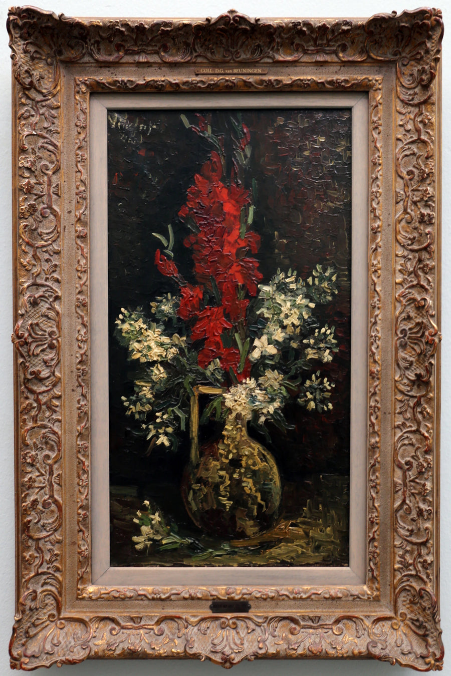 Vaas met rode en witte bloemen - Vincent van Gogh