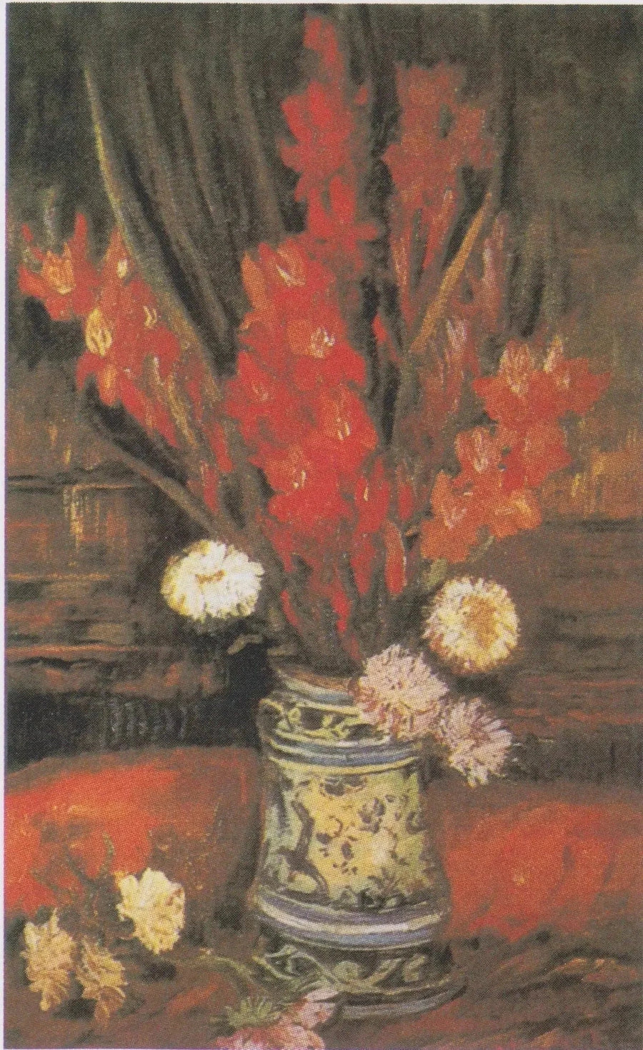 Vaas met rode gladiool - Vincent van Gogh