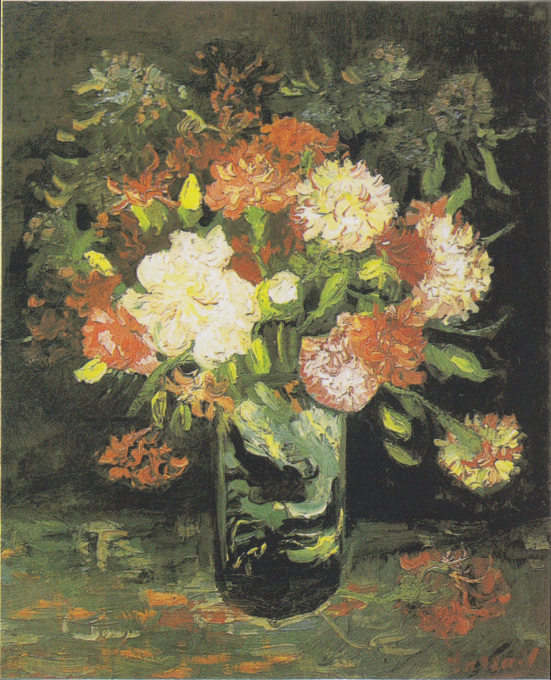 Vaas met anjers - Vincent van Gogh