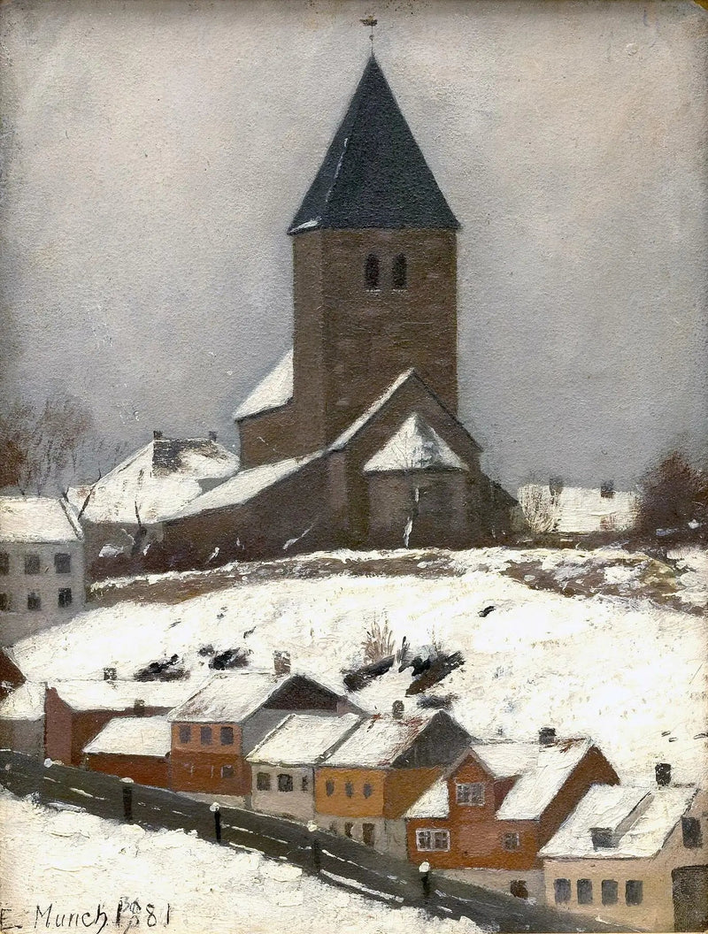 Toezicht Kerk van Aker - Edvard Munch