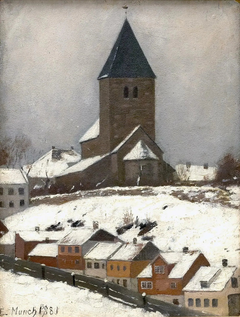 Toezicht Kerk van Aker - Edvard Munch