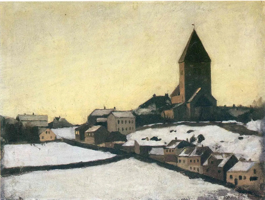 Toezicht Kerk van Aker - Edvard Munch