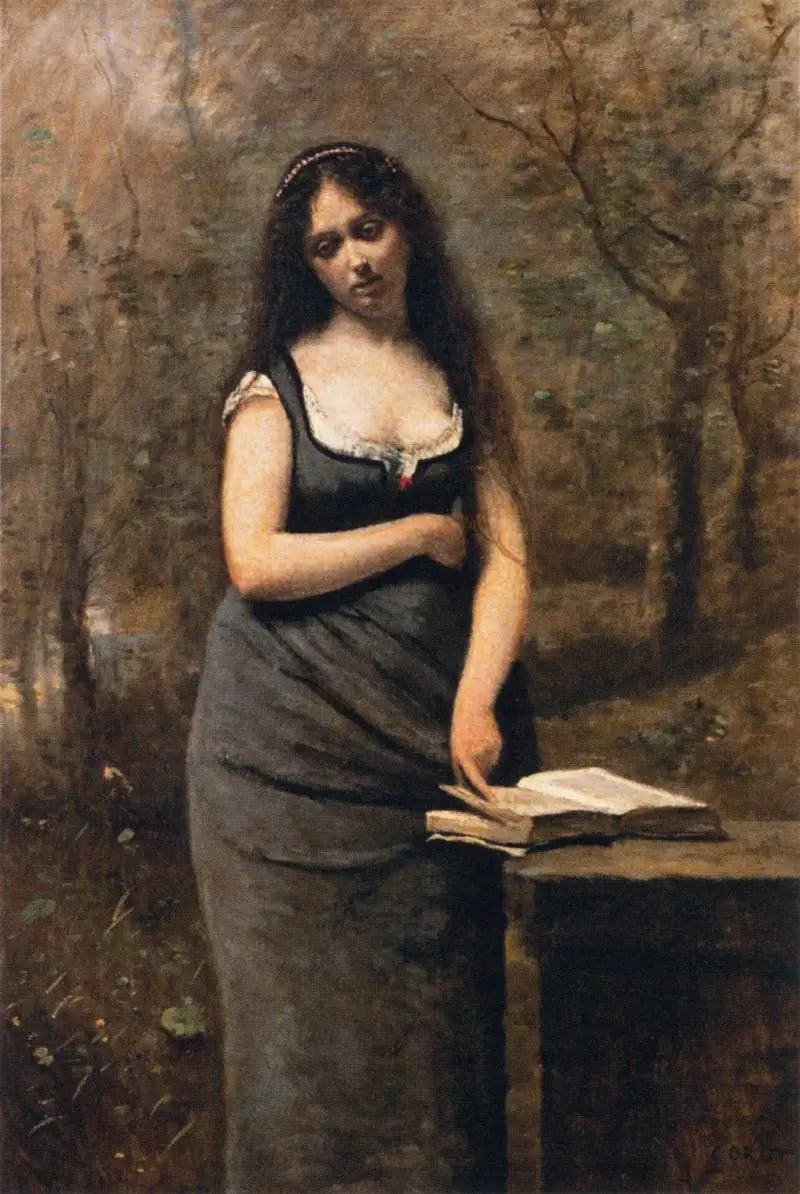 Velléda - Jean-Baptiste Camille Corot image 1 reproduction réalisée par Alpha Reproduction
