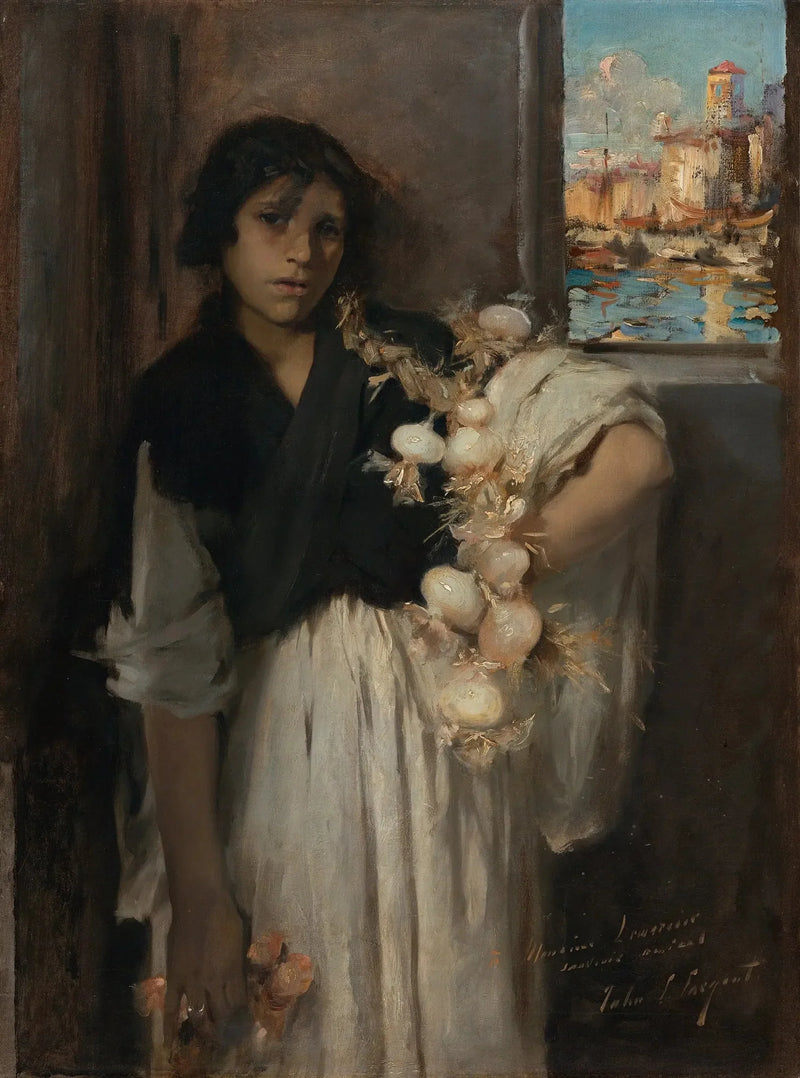 Venetiaanse uienverkoper - John Singer Sargent