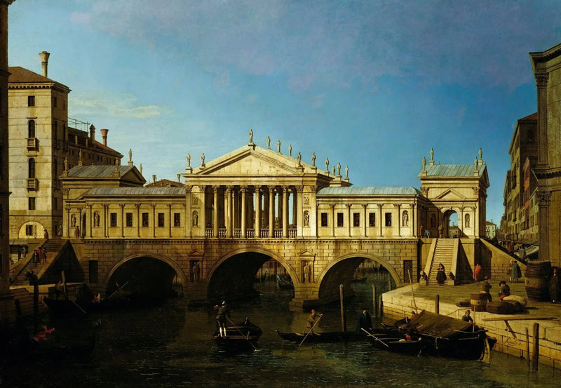 Venetië: capriccio met Palladiaanse tekening voor de Rialto - Canaletto

Source:
Venise : capriccio avec le dessin palladien pour le Rialto - Canaletto