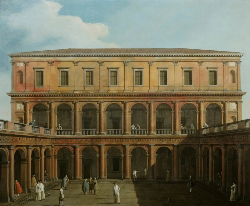 Venetië: Capriccio van het Latijnse klooster - Canaletto

Source:
Venise : capriccio du monastère des chanoines du Latran - Canaletto