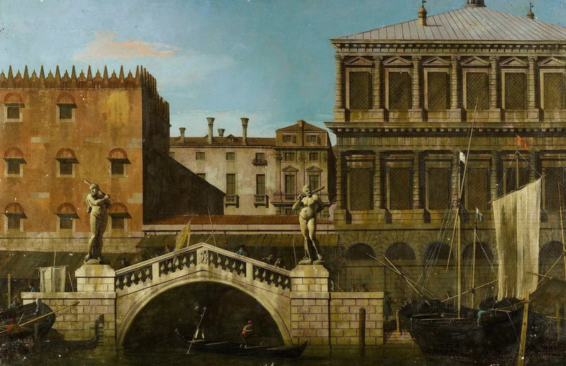 Venetië: capriccio van de Zecca en de zolders met de Ponte della Pescaria - Canaletto

Source:
Venise : capriccio du Zecca et des greniers avec le Ponte della Pescaria - Canaletto