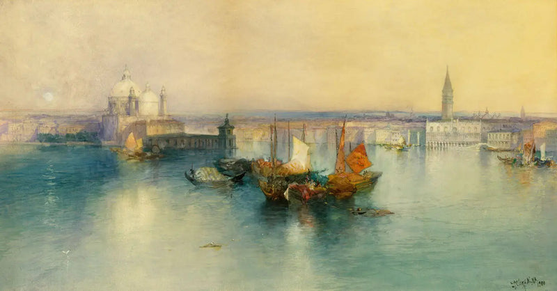Venetië vanaf de San Giorgio toren - Thomas Moran

Source:
Venise depuis la tour de San Giorgio - Thomas Moran