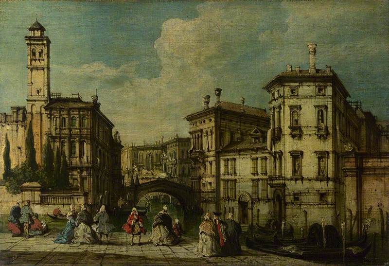 Venetië: Ingang van het Cannaregio - Francesco Guardi