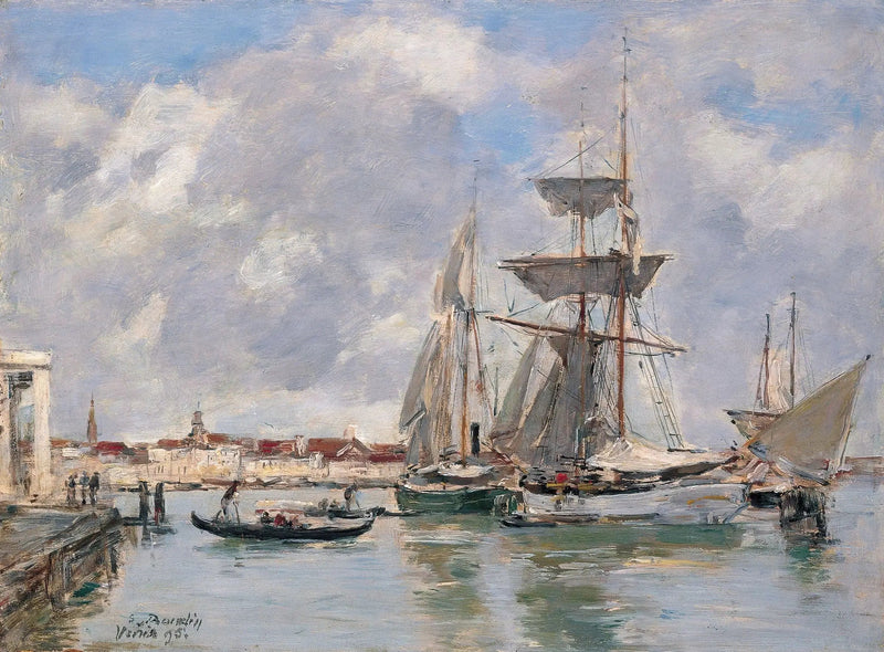 Venetië. Grote Canal - Eugène Boudin
