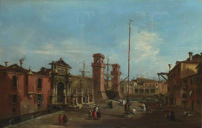Venetië: Het Arsenal - Francesco Guardi