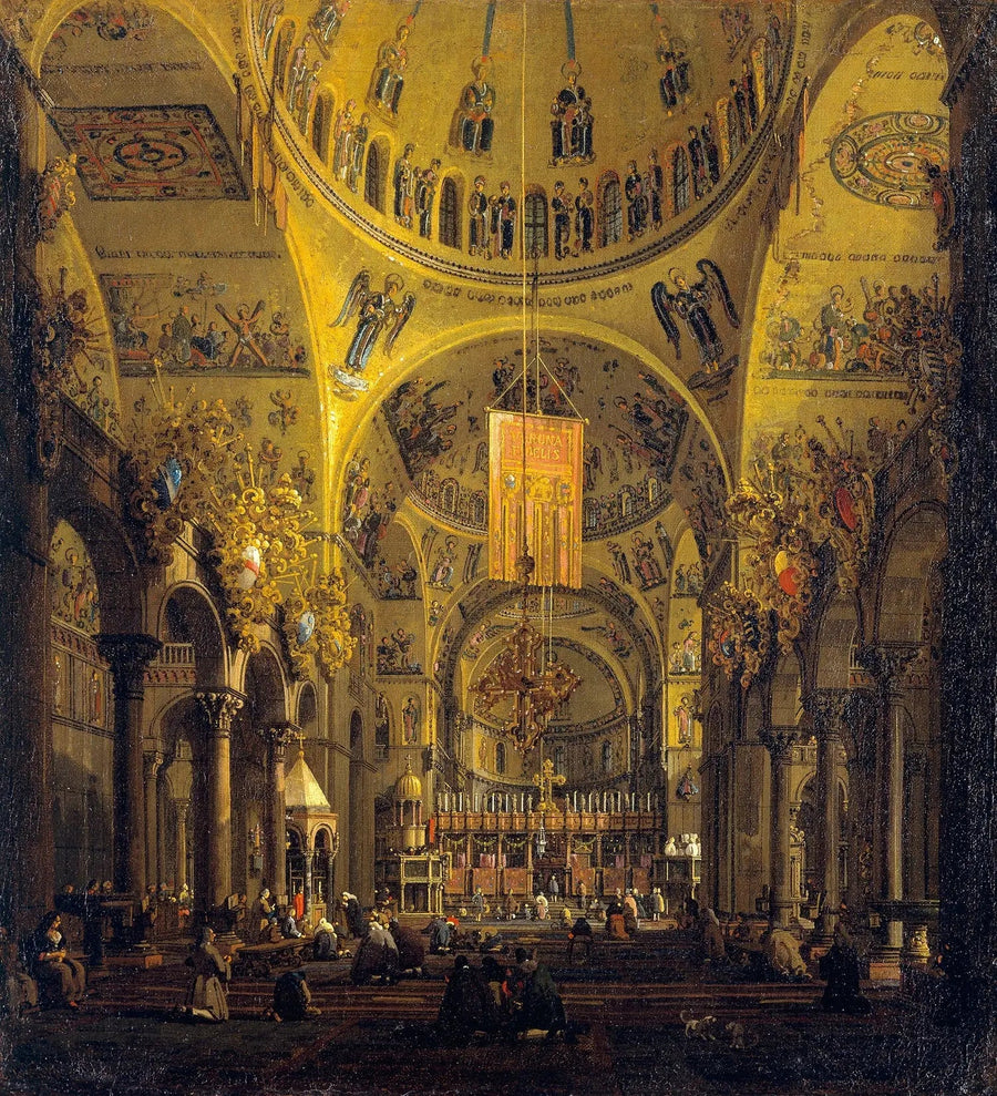 Venetië: het interieur van San Marco overdag - Canaletto

Source:
Venise : l'intérieur de San Marco le jour - Canaletto