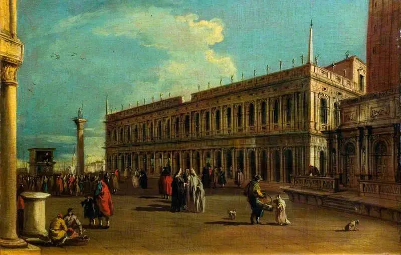 Venetië : La Piazzetta - Canaletto
