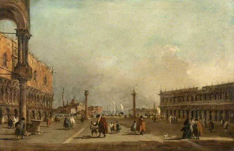 Venetië: de Piazzetta di San Marco - Francesco Guardi