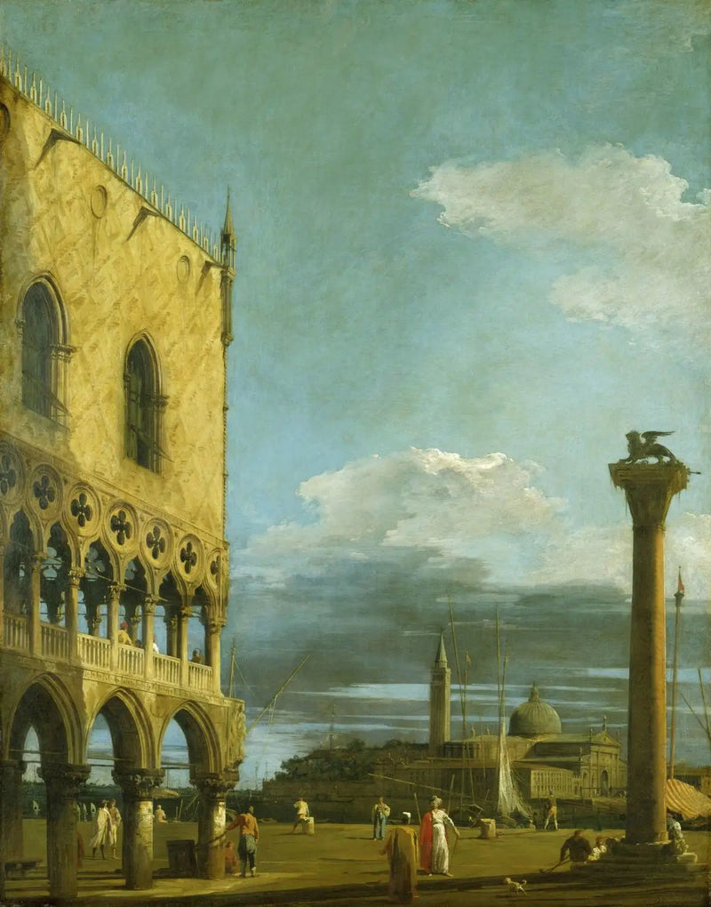 Venetië: de Piazzetta richting San Giorgio Maggiore - Canaletto