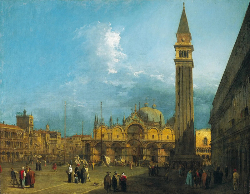 Venetië: het San Marco-plein met de basiliek en de campanile - Canaletto

Source:
Venise : la place Saint-Marc avec la basilique et le campanile - Canaletto