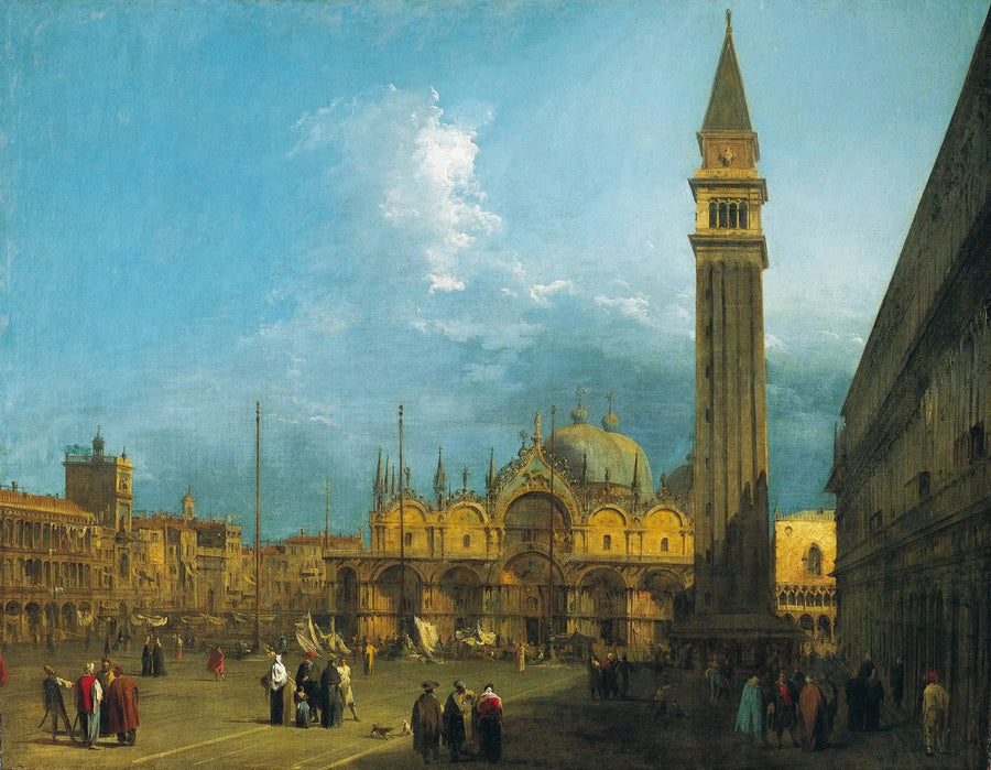 Venetië: het San Marco-plein met de basiliek en de campanile - Canaletto

Source:
Venise : la place Saint-Marc avec la basilique et le campanile - Canaletto