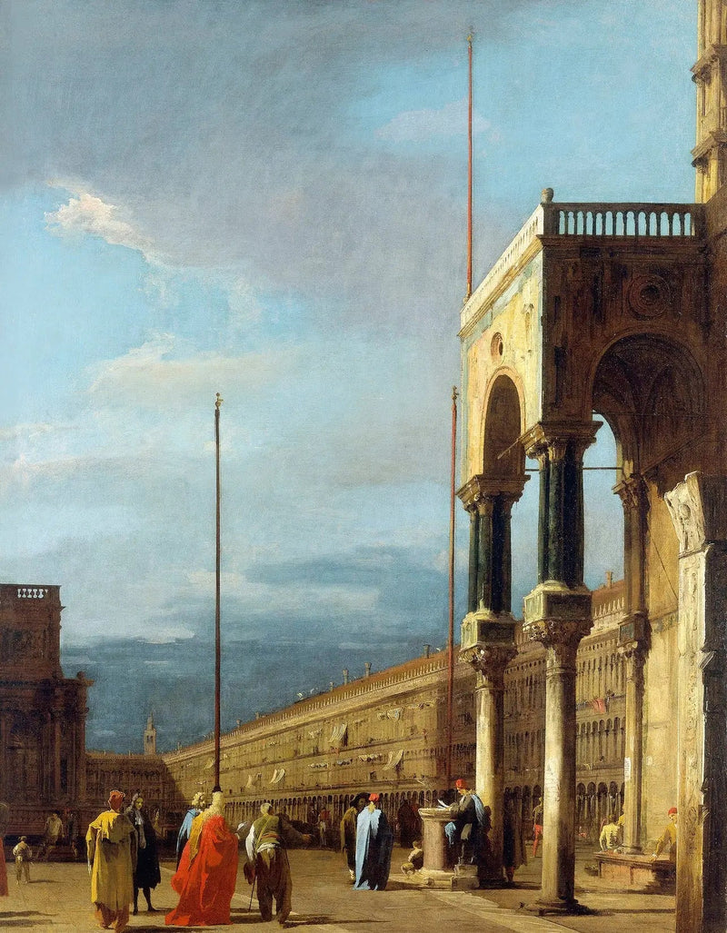 Venetië: het San Marcoplein vanaf een hoek van de basiliek - Canaletto

Source:
Venise : la place Saint-Marc depuis un coin de la basilique - Canaletto