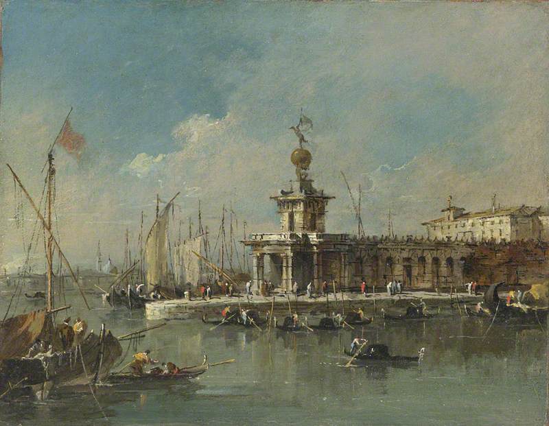 Venetië: La Punta della Dogana - Francesco Guardi