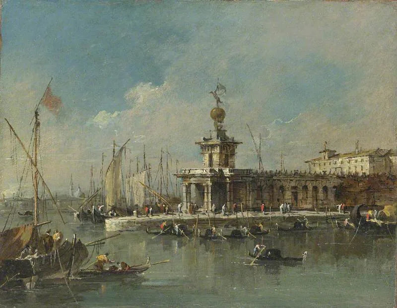 Venetië: La Punta della Dogana - Francesco Guardi