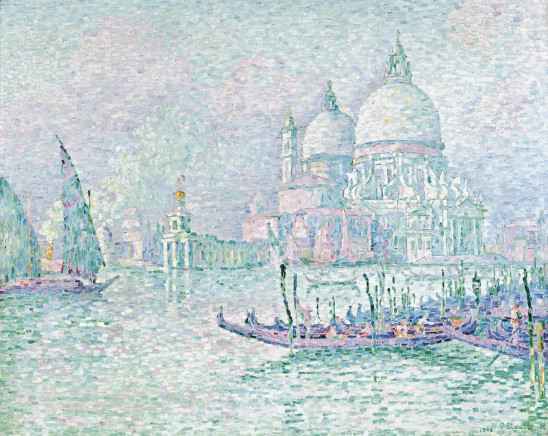 Venetië. de Salute. Groen - Paul Signac